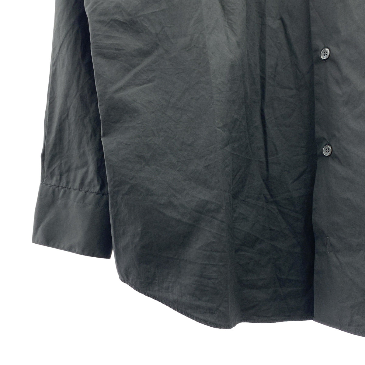 HERMES / 헤르메스 | 코튼 타이 컬러 세리에 버튼 오버 실루엣 셔츠 | 15 / 38 | 남성