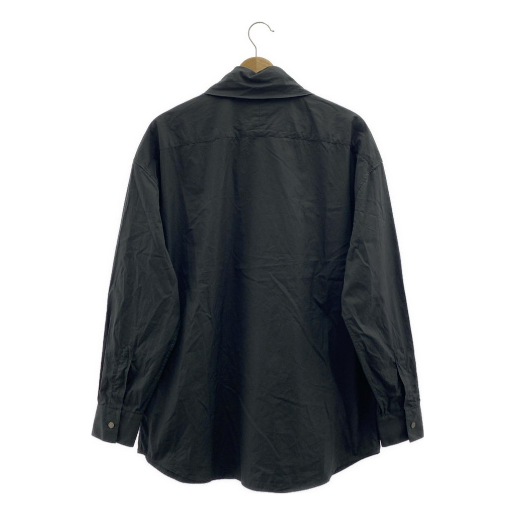 HERMES / 헤르메스 | 코튼 타이 컬러 세리에 버튼 오버 실루엣 셔츠 | 15 / 38 | 남성