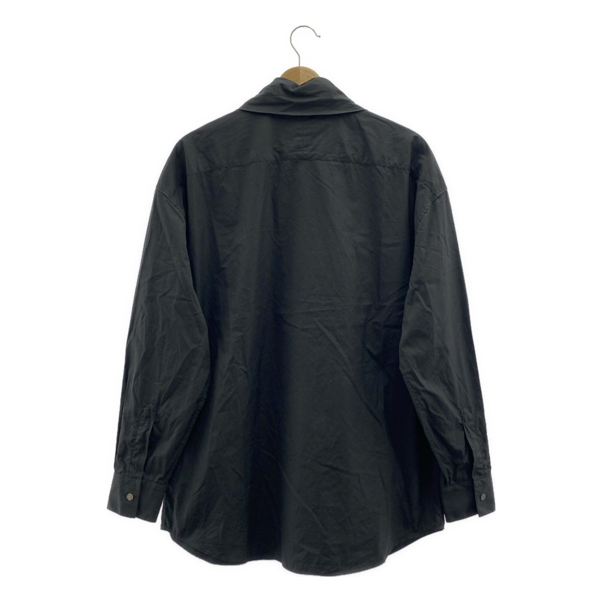 HERMES / 헤르메스 | 코튼 타이 컬러 세리에 버튼 오버 실루엣 셔츠 | 15 / 38 | 남성