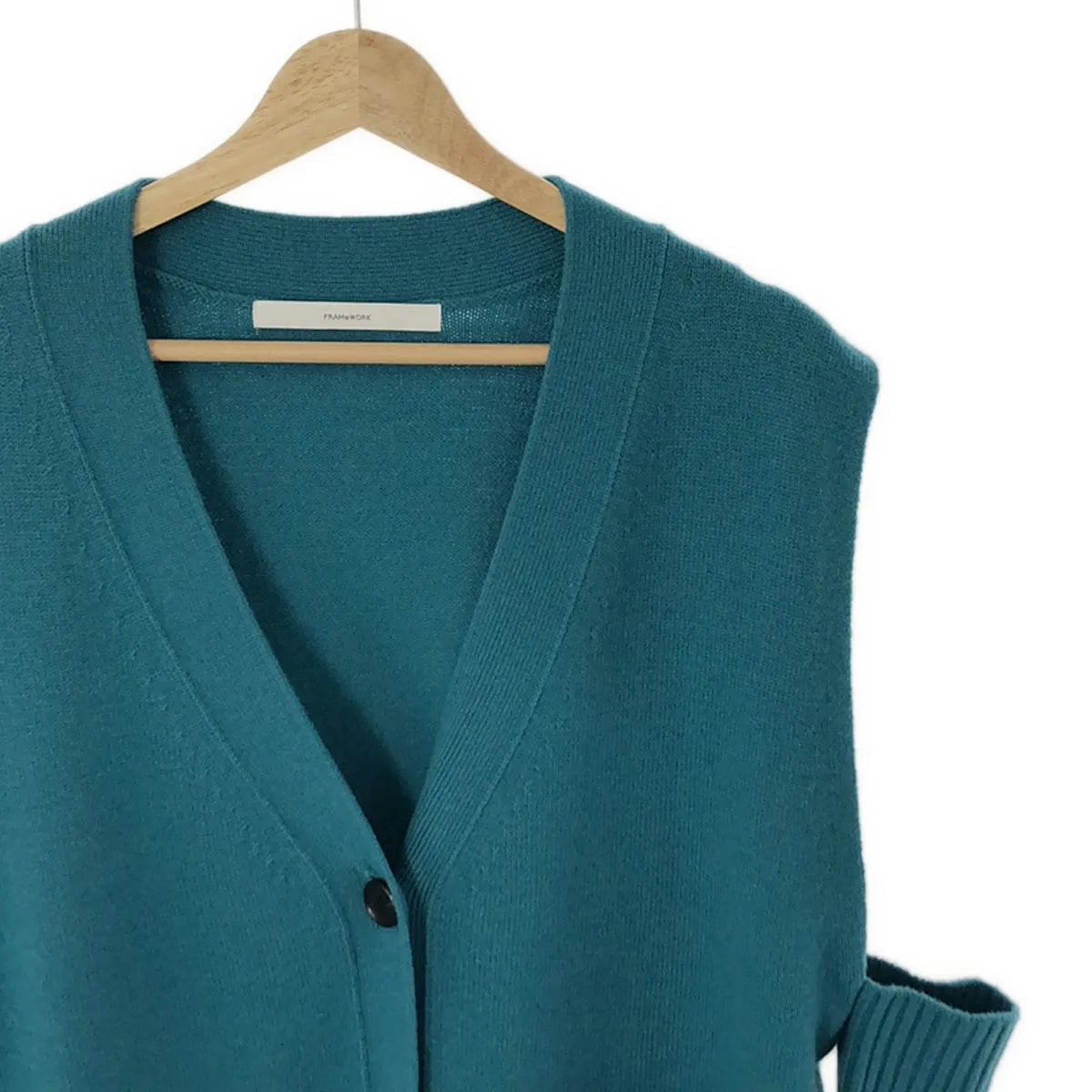 【美品】  Framework / フレームワーク | 2023AW | アームウォーマー付きVEST ベスト | F | グリーン | レディース