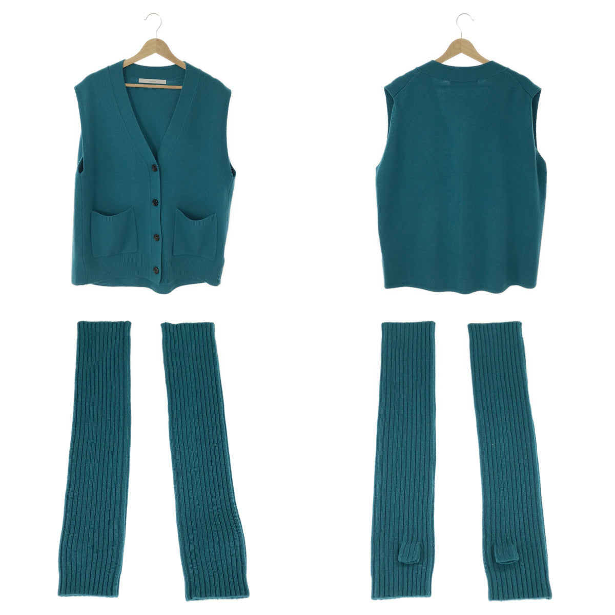 [Good Condition] Framework | 2023AW | Vest with Arm Warmers | F | Green | Women's