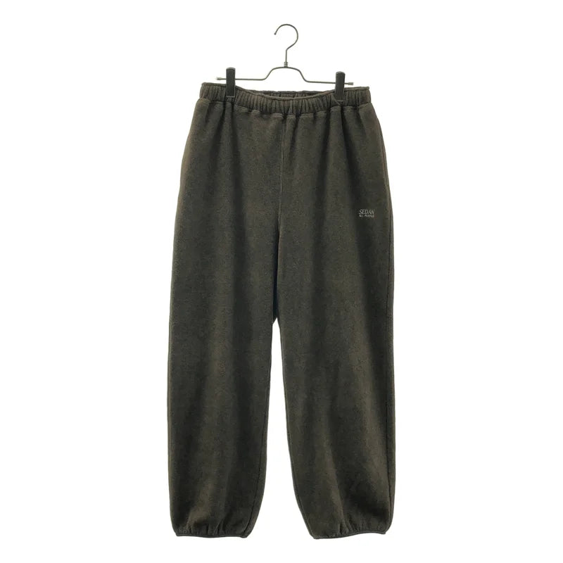 SEDAN ALL-PURPOSE / セダン オールパーパス | ロゴ フリース ドローストリング ワイド イージーパンツ | L | メンズ