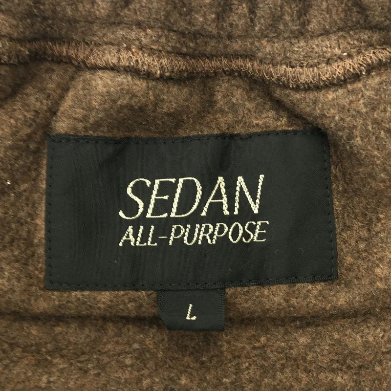 SEDAN ALL-PURPOSE / セダン オールパーパス | ロゴ フリース ドローストリング ワイド イージーパンツ | L | メンズ