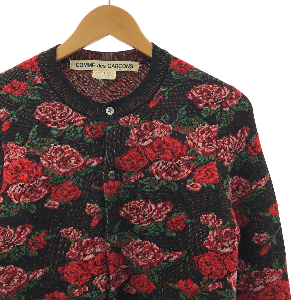 COMME des GARÇONS | 2016 秋冬系列 | 羊毛印花圓領開襟衫 | S 碼 | 女款