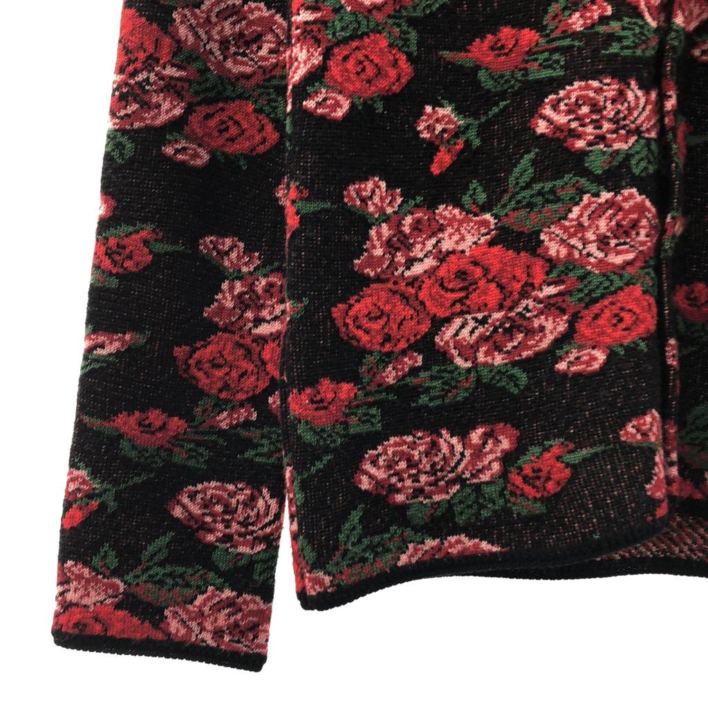 COMME des GARÇONS | 2016 秋冬系列 | 羊毛印花圓領開襟衫 | S 碼 | 女款