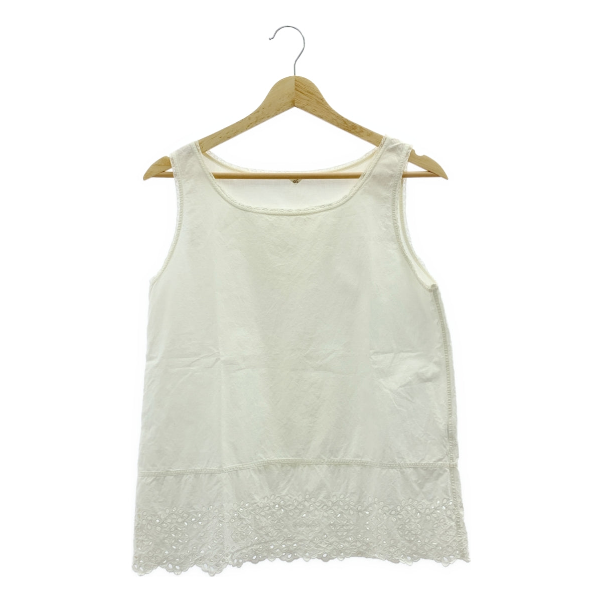 45r / フォーティファイブアール | レース カットワーク刺しゅう プルオーバー ノースリーブブラウス | 1 | レディース