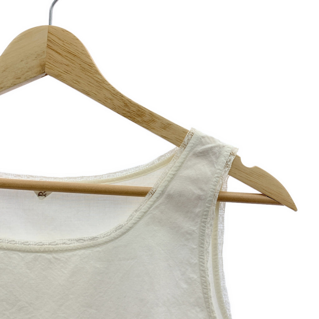 45r / フォーティファイブアール | レース カットワーク刺しゅう プルオーバー ノースリーブブラウス | 1 | レディース