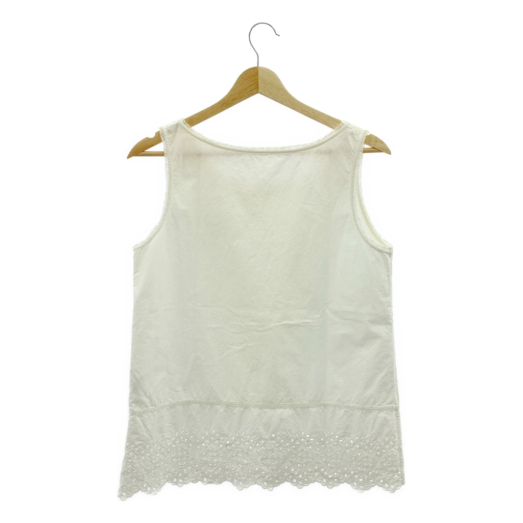 45r / フォーティファイブアール | レース カットワーク刺しゅう プルオーバー ノースリーブブラウス | 1 | レディース