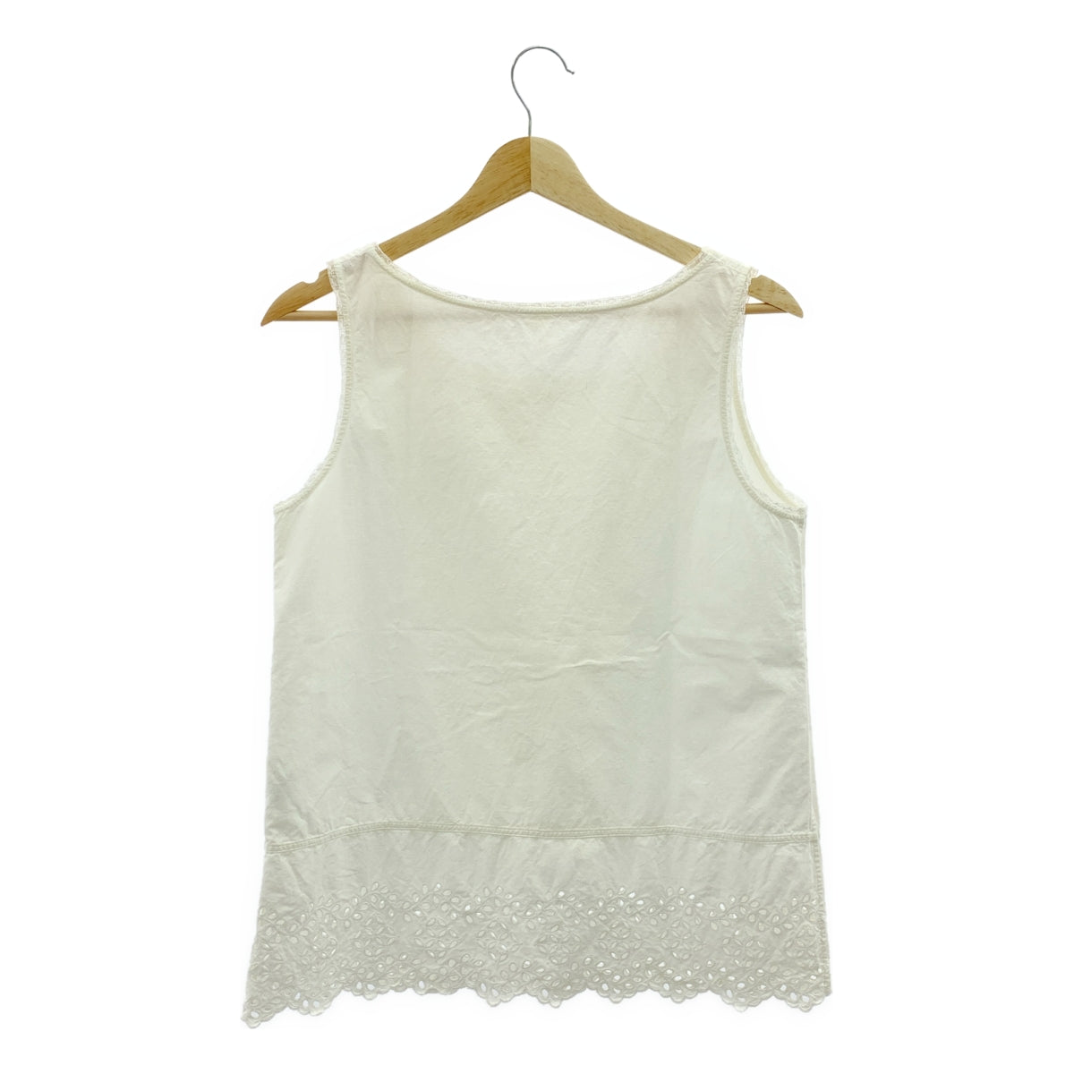 45r / フォーティファイブアール | レース カットワーク刺しゅう プルオーバー ノースリーブブラウス | 1 | レディース