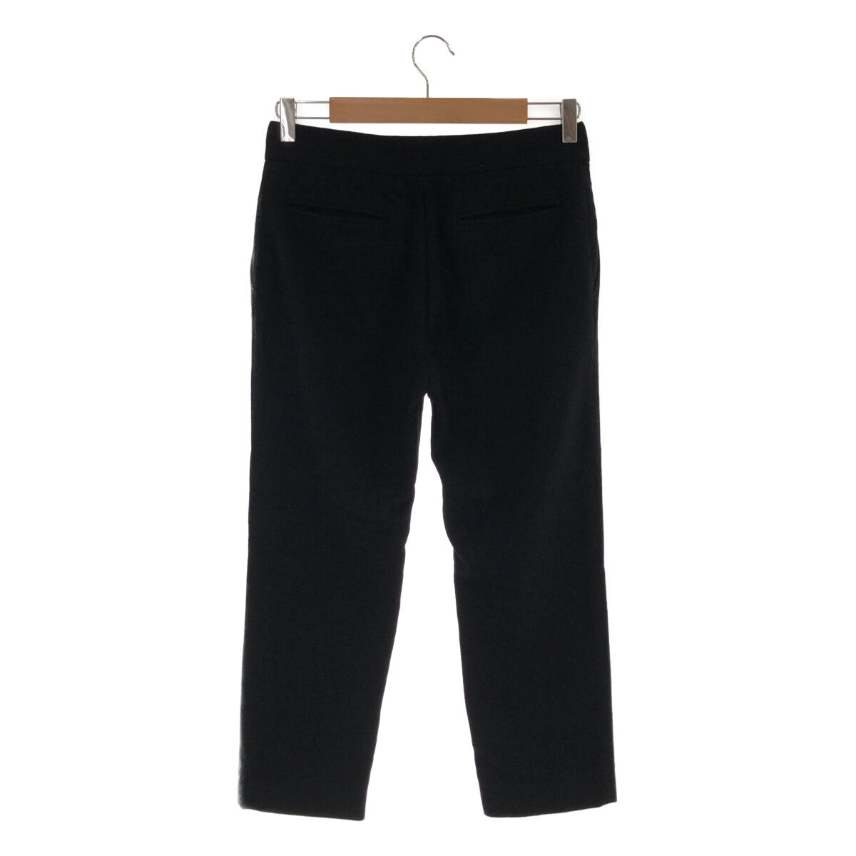 抽屜 |羊毛法蘭絨錐形褲 |尺寸 38 |黑色 |女性的