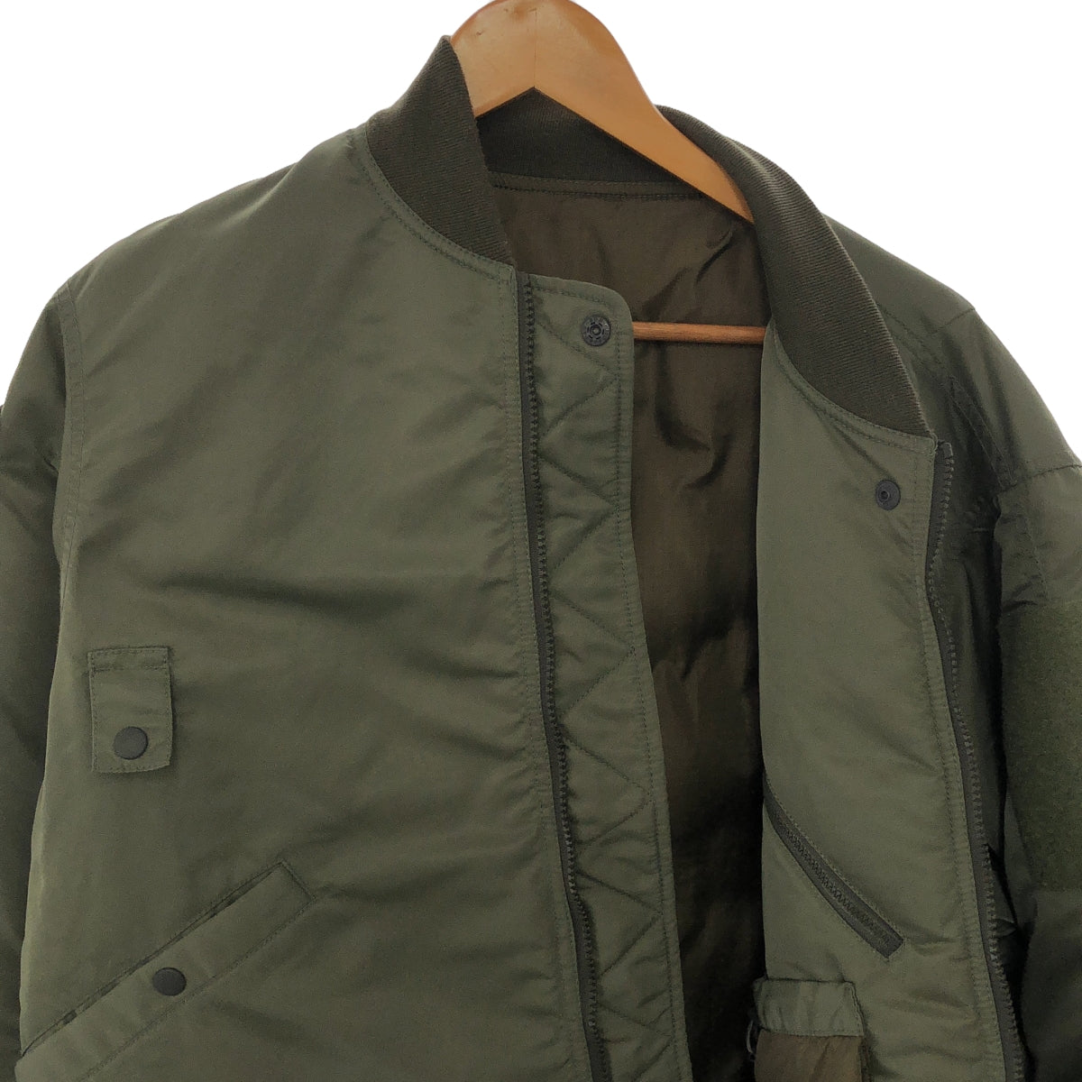 DAIWA PIER39 | TECH REVERSIBLE MA-1 / Reversible Military Flight Blouson / Down Jacket | S | Men's