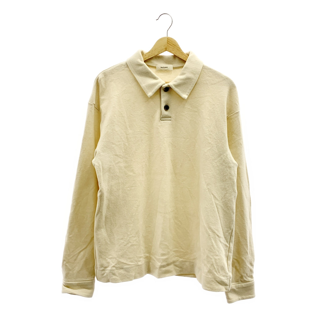 The CLASIK / 더 클래식 | 2023AW | CLASSIC POLO SHIRTS 울 클래식 롱 슬리브 폴로 셔츠 | 46 | 아이보리 | 남성