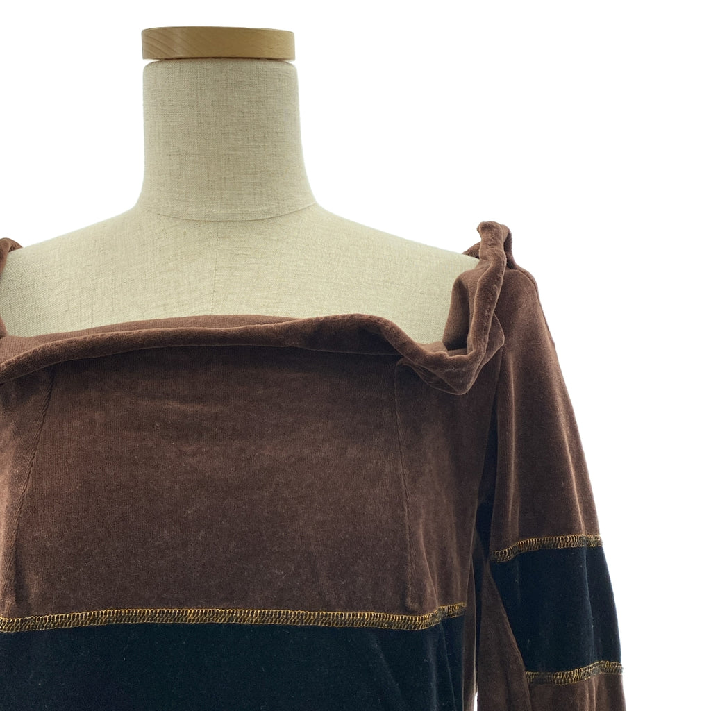 COMME des GARÇONS | 經編布料2002秋冬 |天鵝絨條紋上衣 |