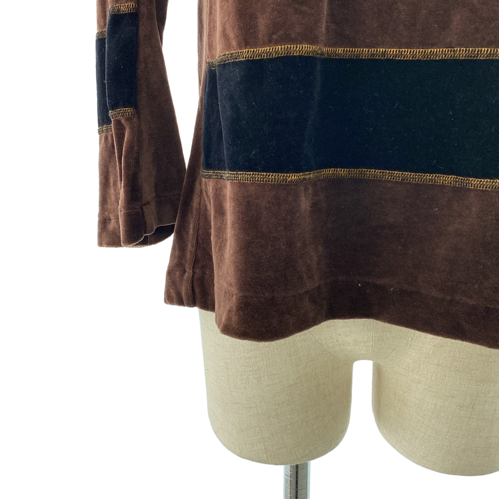 COMME des GARÇONS | 經編布料2002秋冬 |天鵝絨條紋上衣 |