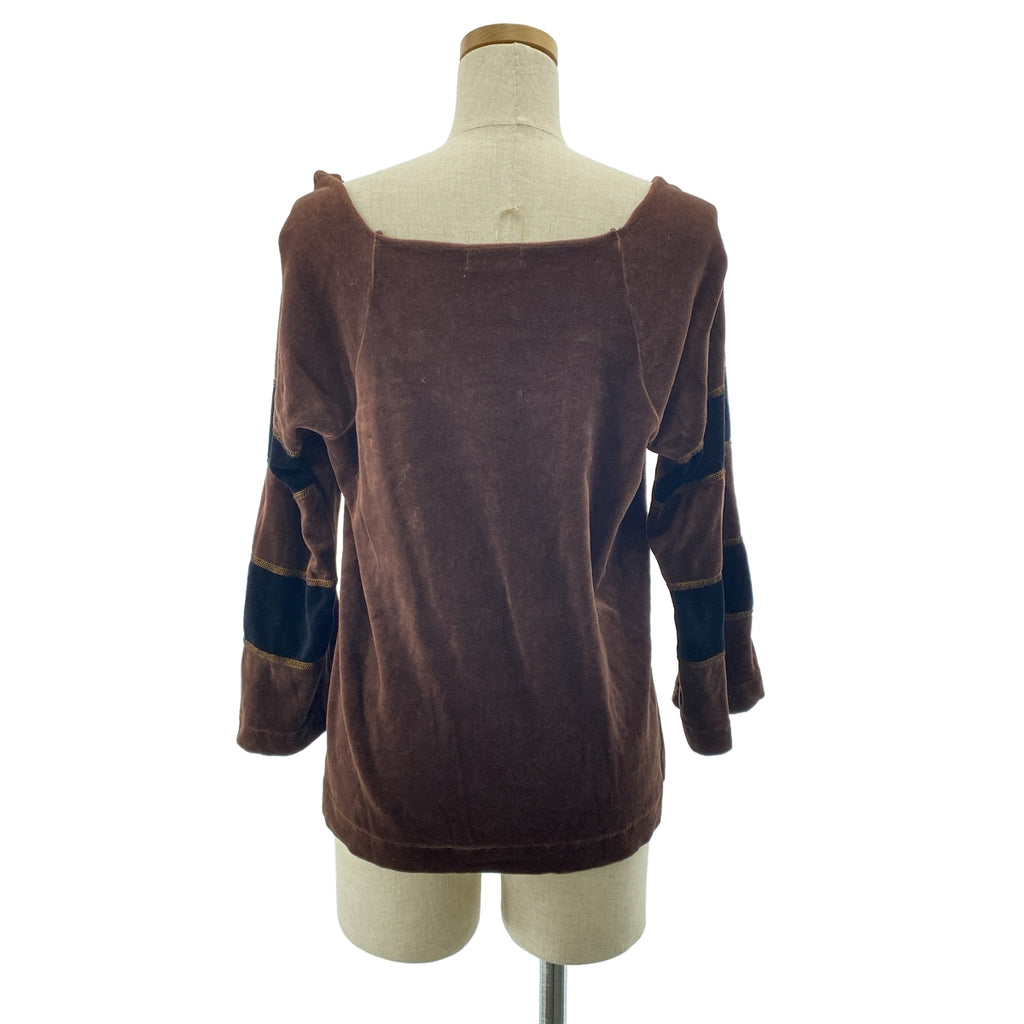 COMME des GARÇONS | 經編布料2002秋冬 |天鵝絨條紋上衣 |