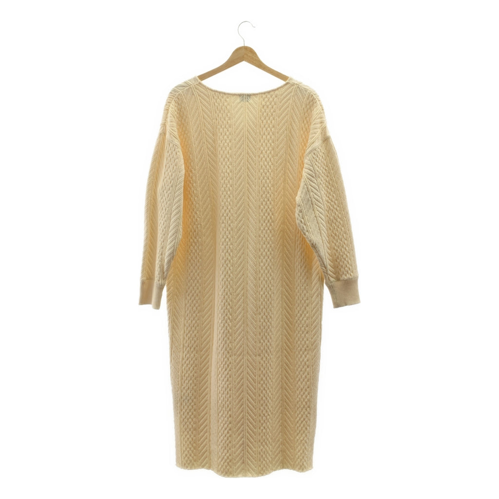 UNITED ARROWS green label relaxing / ユナイテッド アローズ グリーン レーベル リラクシング | コットンニット ケーブル ジャカード ワンピース | F | レディース