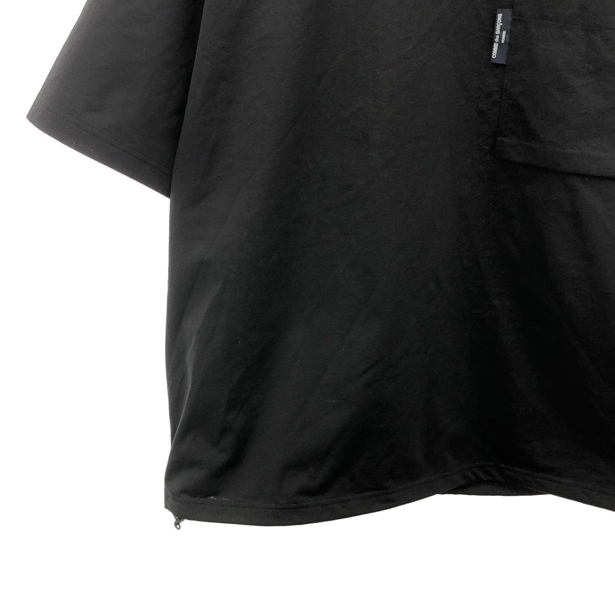 [狀況良好] COMME des GARÇONS HOMME | 2024 春夏 | Ester 高規格平紋針織 T 卹 | SHOPBOP尺寸 M |黑色|男士