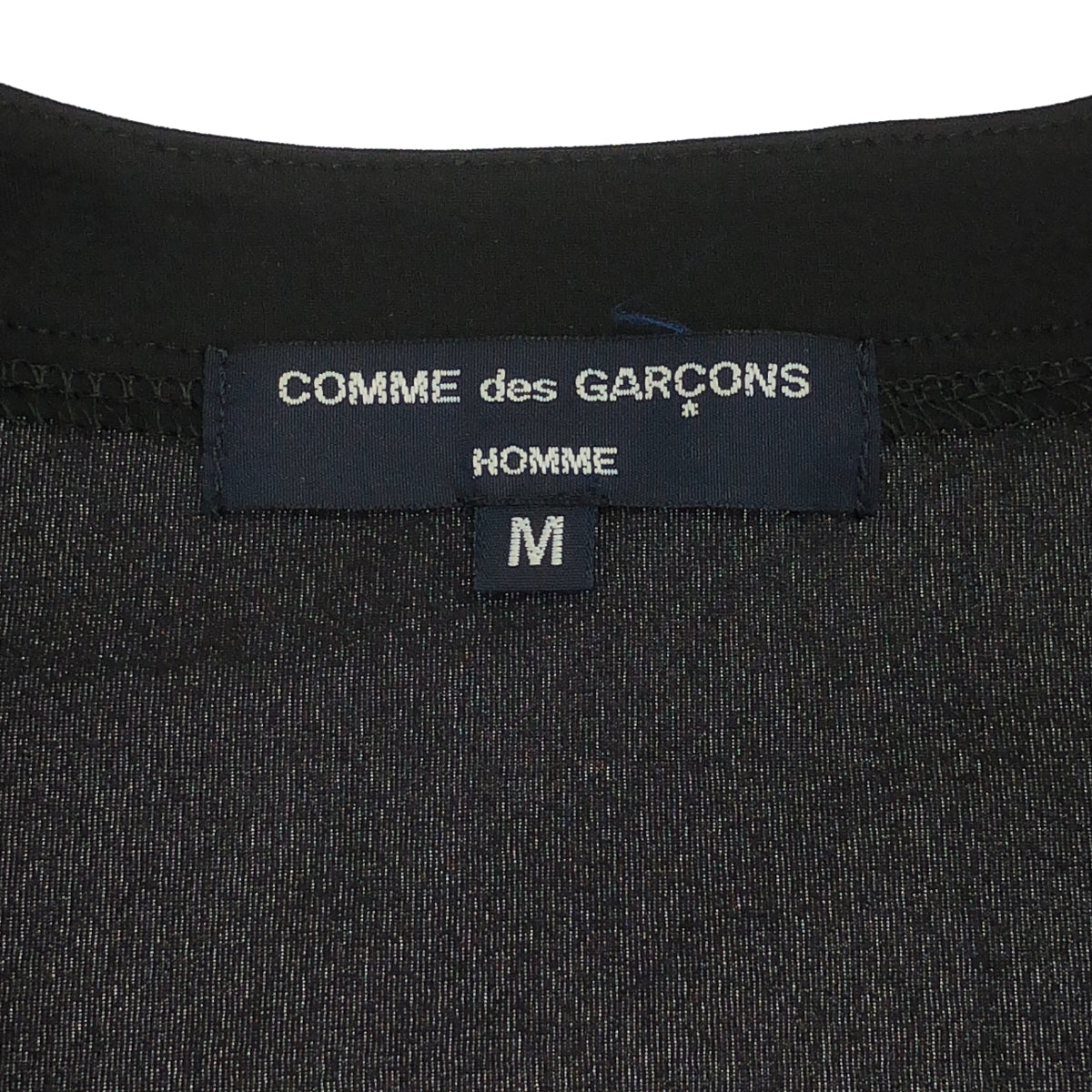 [狀況良好] COMME des GARÇONS HOMME | 2024 春夏 | Ester 高規格平紋針織 T 卹 | SHOPBOP尺寸 M |黑色|男士