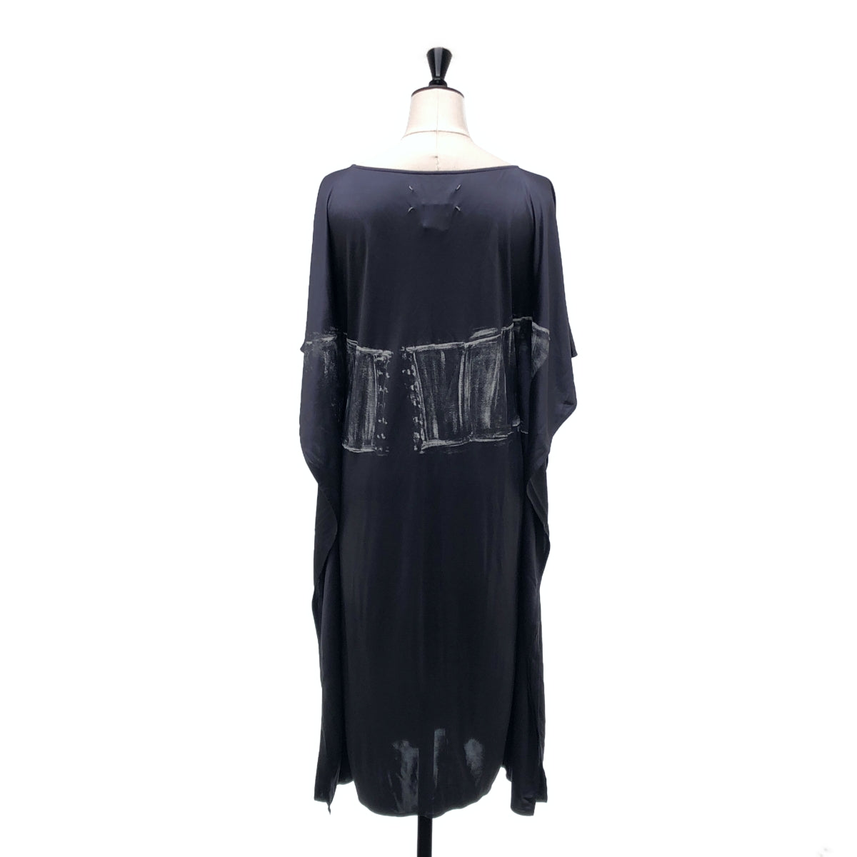 Maison Martin Margiela / メゾンマルタンマルジェラ | 2014SS | レーヨン コルセットプリント ワンピース | S | レディース