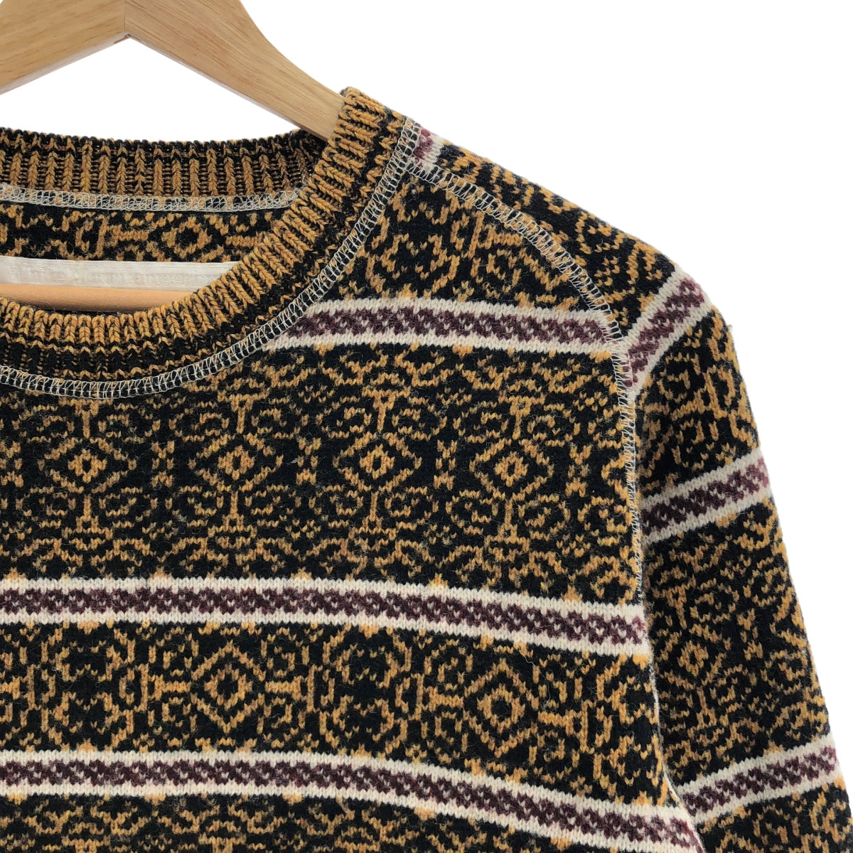 白色登山 | 羊毛提花全印花針織衫 | 尺寸 1 | 多色 | 男款