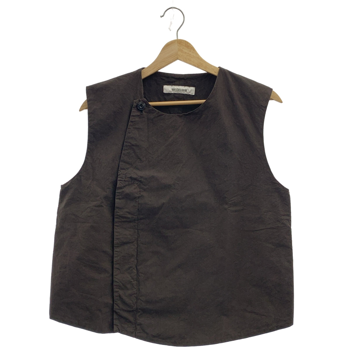 veritecoeur | 成衣染色隱形前襟背心 | F碼 | 女款