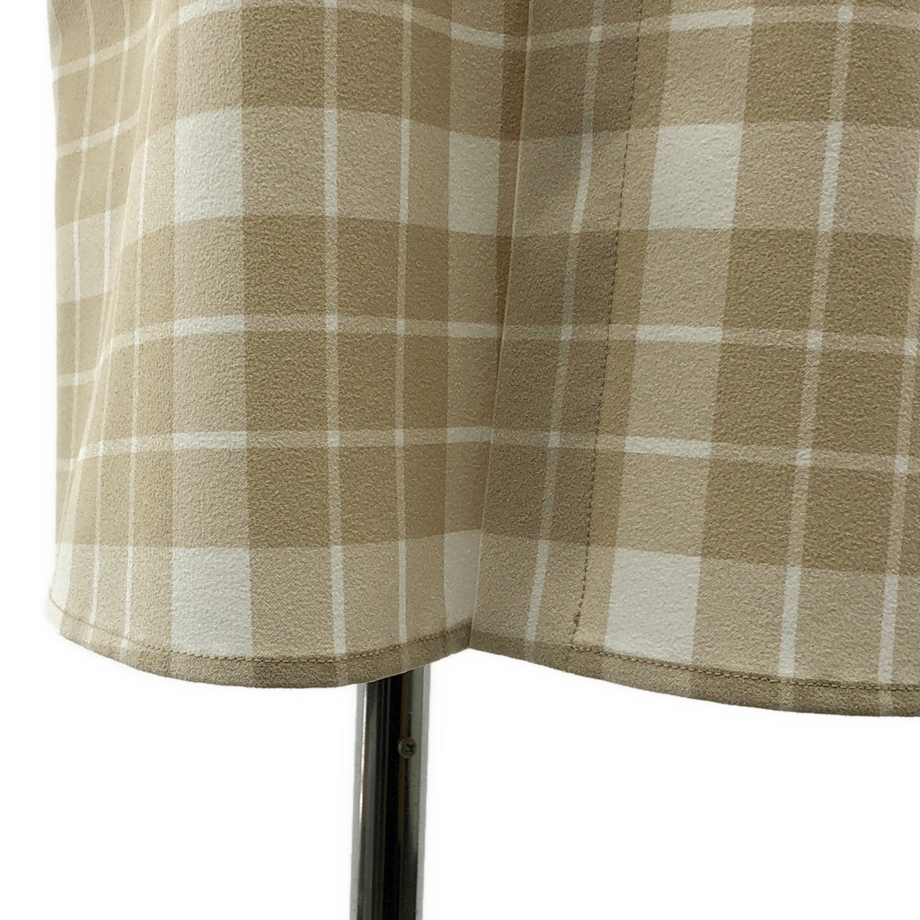 MM6 Maison Margiela / MM6 Maison Margiela | MM6 Maison Margiela格紋襯衫裙 | 40 |米色/黑色|女性的