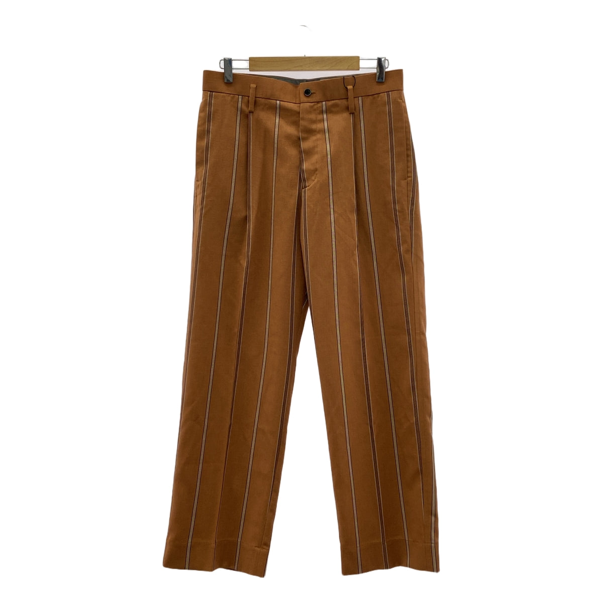 [新品] UNITED TOKYO | 隨機條紋寬褲 | 3碼 | 橘色 | 男款