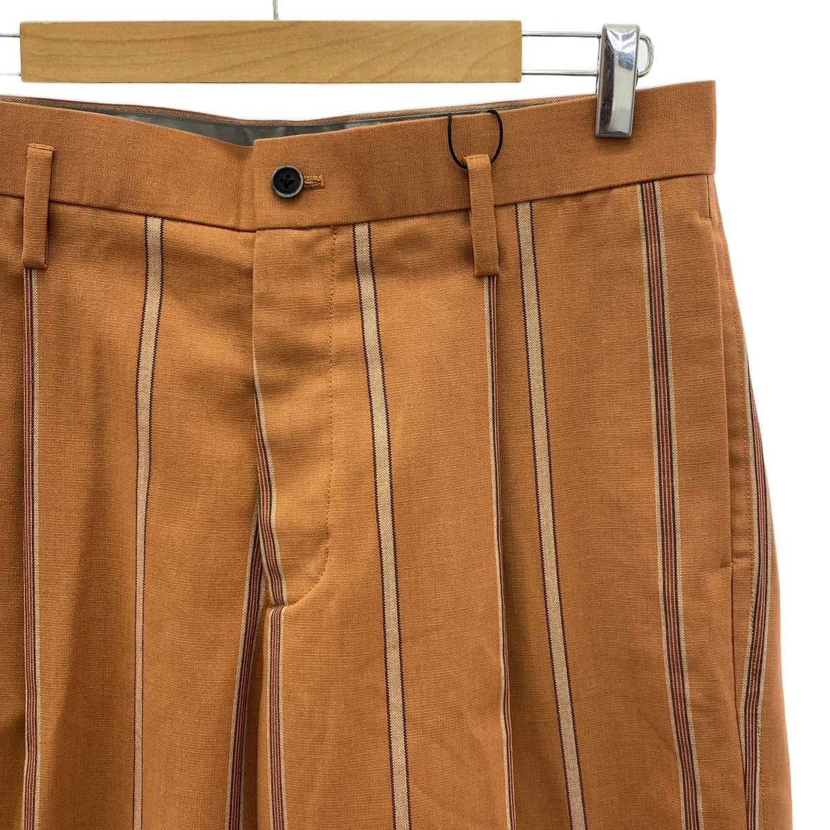[新品] UNITED TOKYO | 隨機條紋寬褲 | 3碼 | 橘色 | 男款