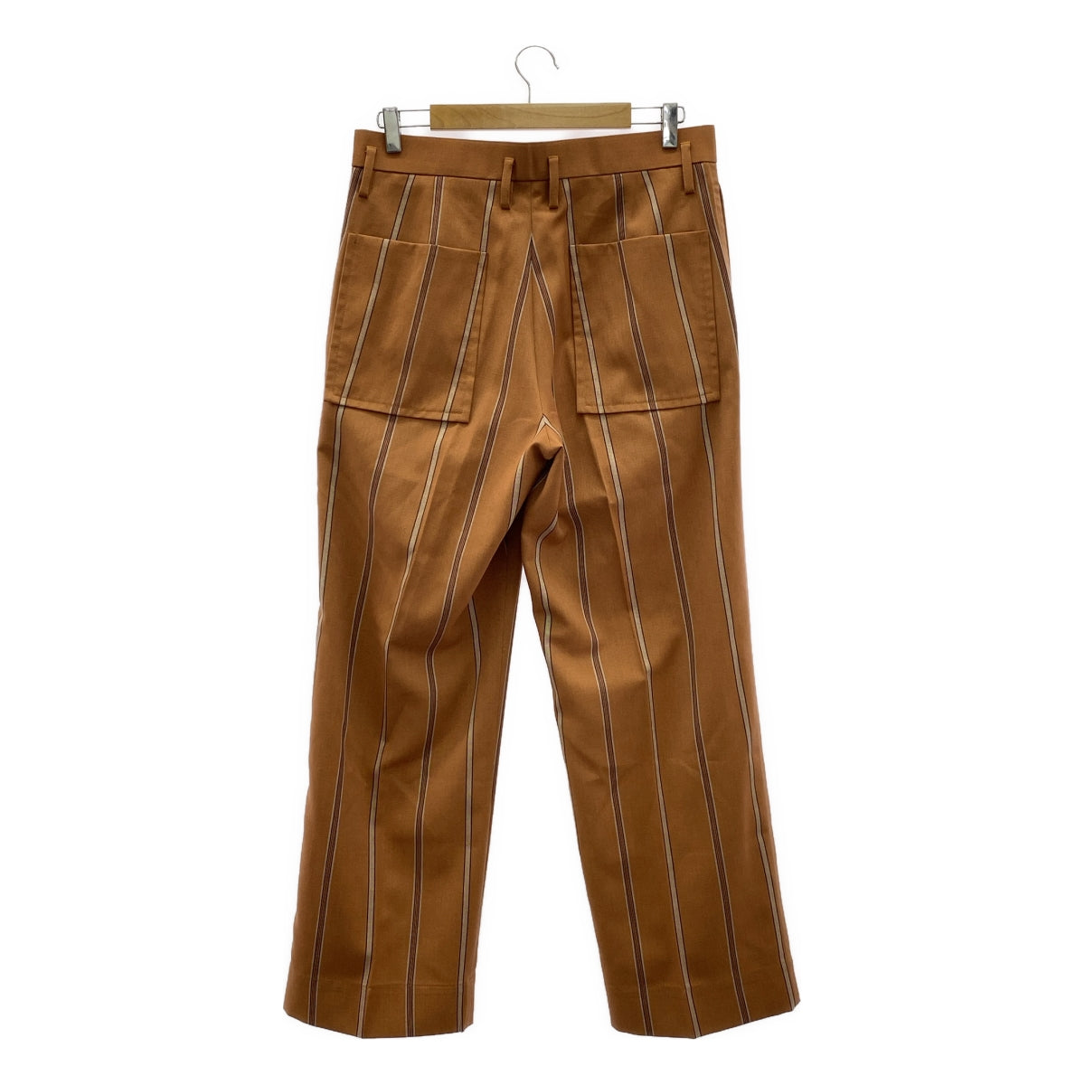 [新品] UNITED TOKYO | 隨機條紋寬褲 | 3碼 | 橘色 | 男款