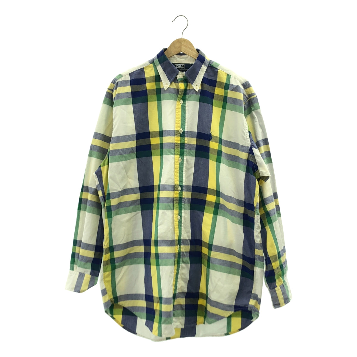 POLO BY RALPH LAUREN / ポロバイラルフローレン | 1990s | The Big Shirt コットン チェック シャツ | S | メンズ
