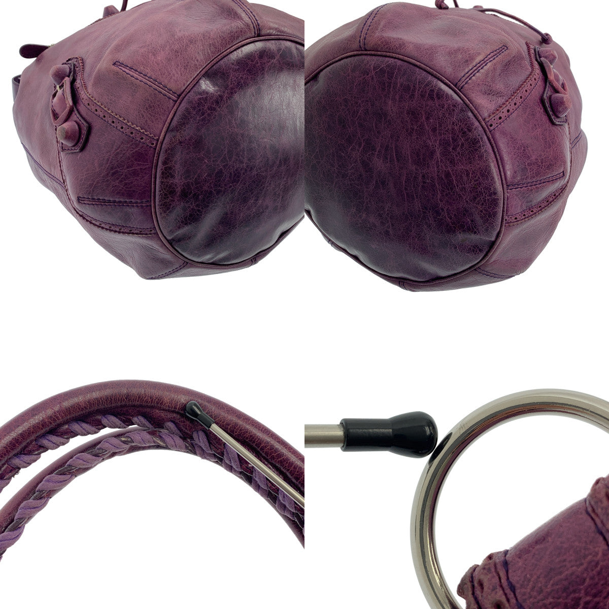 BALENCIAGA / 발렌시아가 | 자이언트 퐁퐁 2Way 건착 가죽 숄더백 |