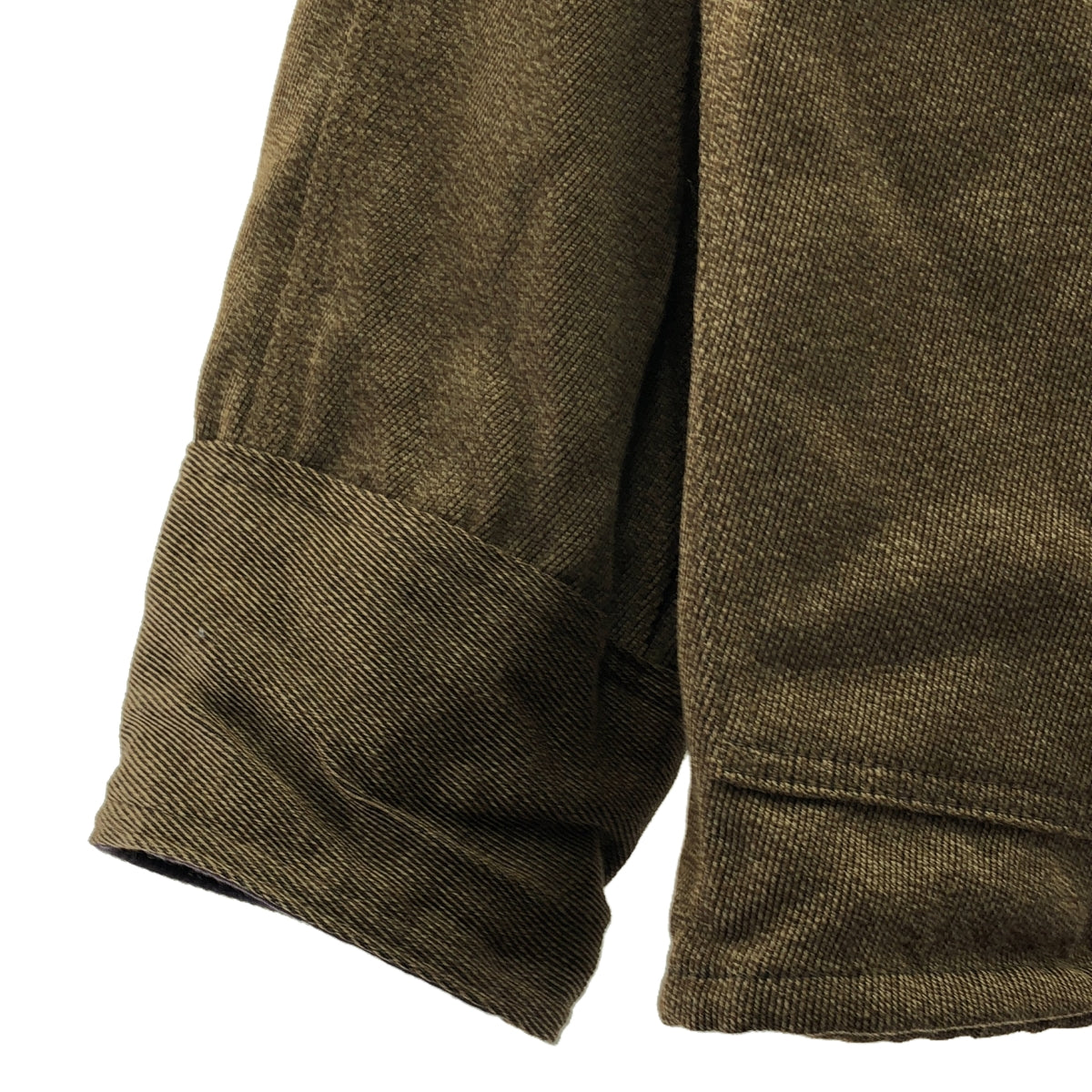 POST O'ALLS / ポストオーバーオールズ | × THE CORONA UTILITY #1102 Engineer's Jacket / CORONA・Cavalry Twill / カバーオール ジャケット / 総裏地 | L | DARK KHAKI HEATHER | メンズ
