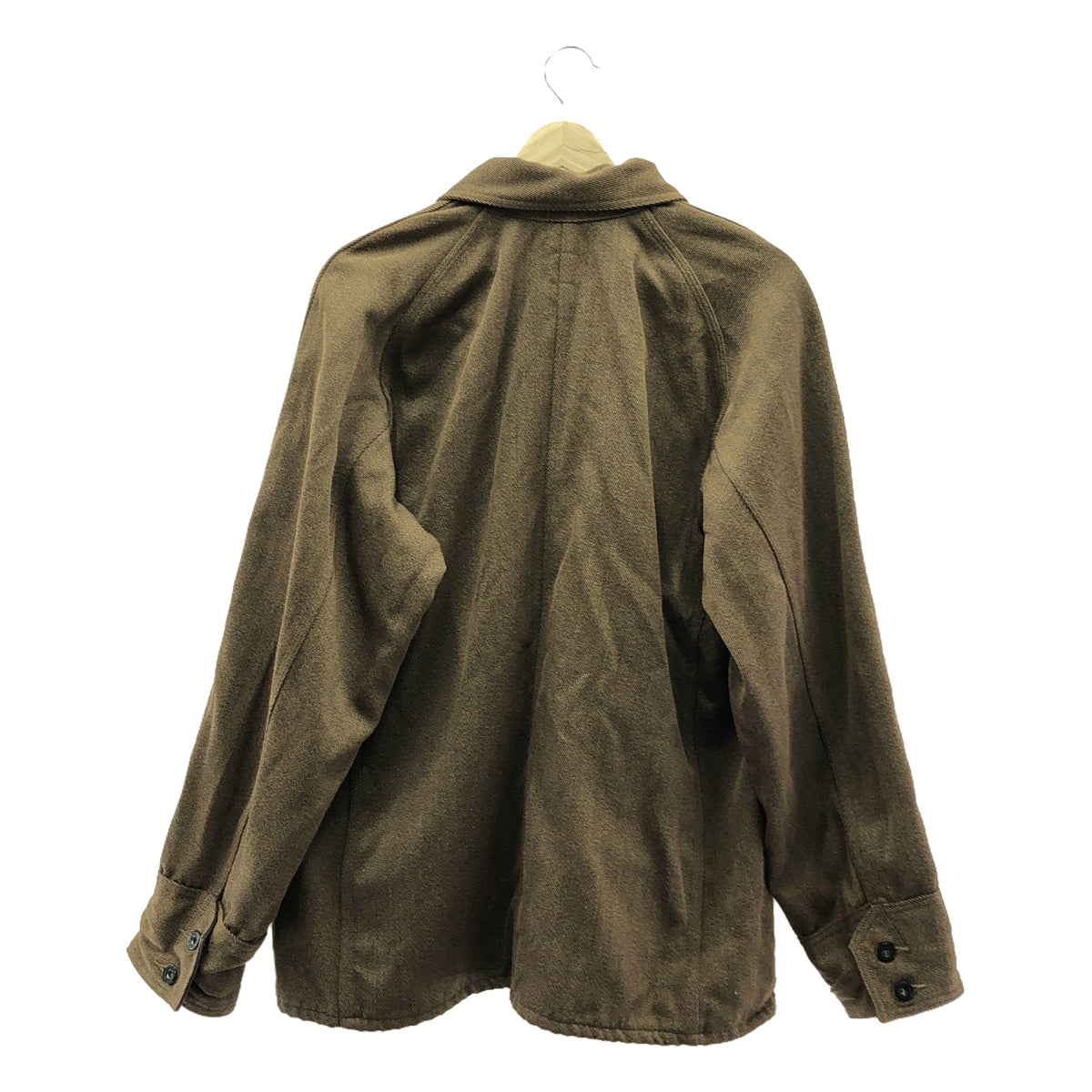 POST O'ALLS / ポストオーバーオールズ | × THE CORONA UTILITY #1102 Engineer's Jacket / CORONA・Cavalry Twill / カバーオール ジャケット / 総裏地 | L | DARK KHAKI HEATHER | メンズ