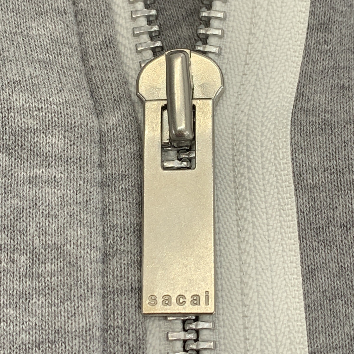 sacai / サカイ | 2020SS | Sweat Jersey Hoodie / ダブル ロゴジップ スウェット フーディ | 1 | レディース