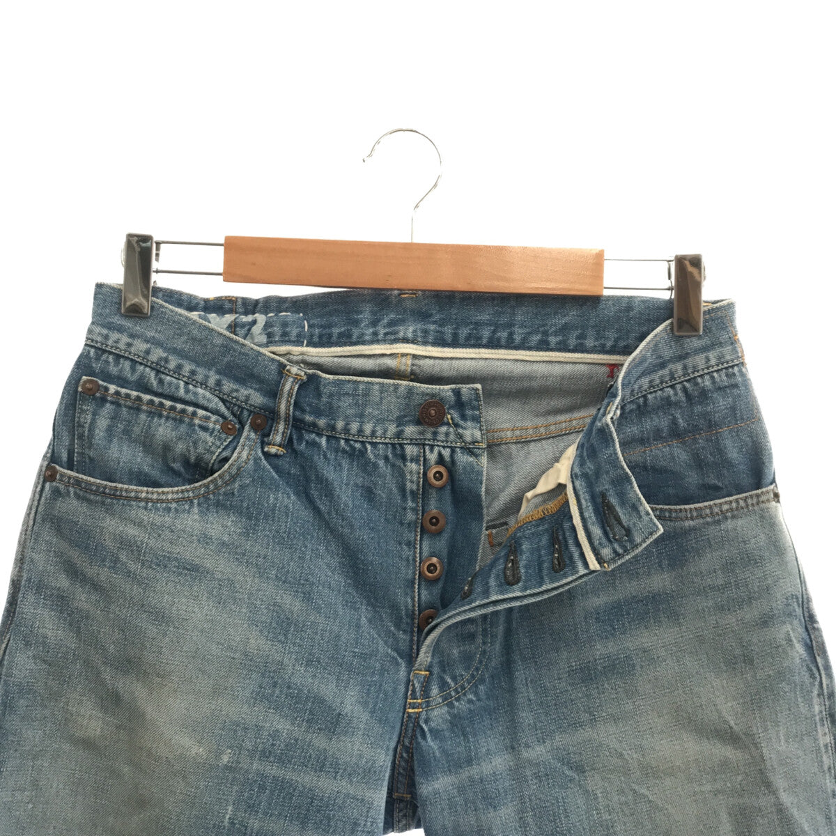 visvim / Visvim | SOCIAL SCULPTURE DRY-2 / Distressed Social Sculpture Denim Pants | 80 | Men's