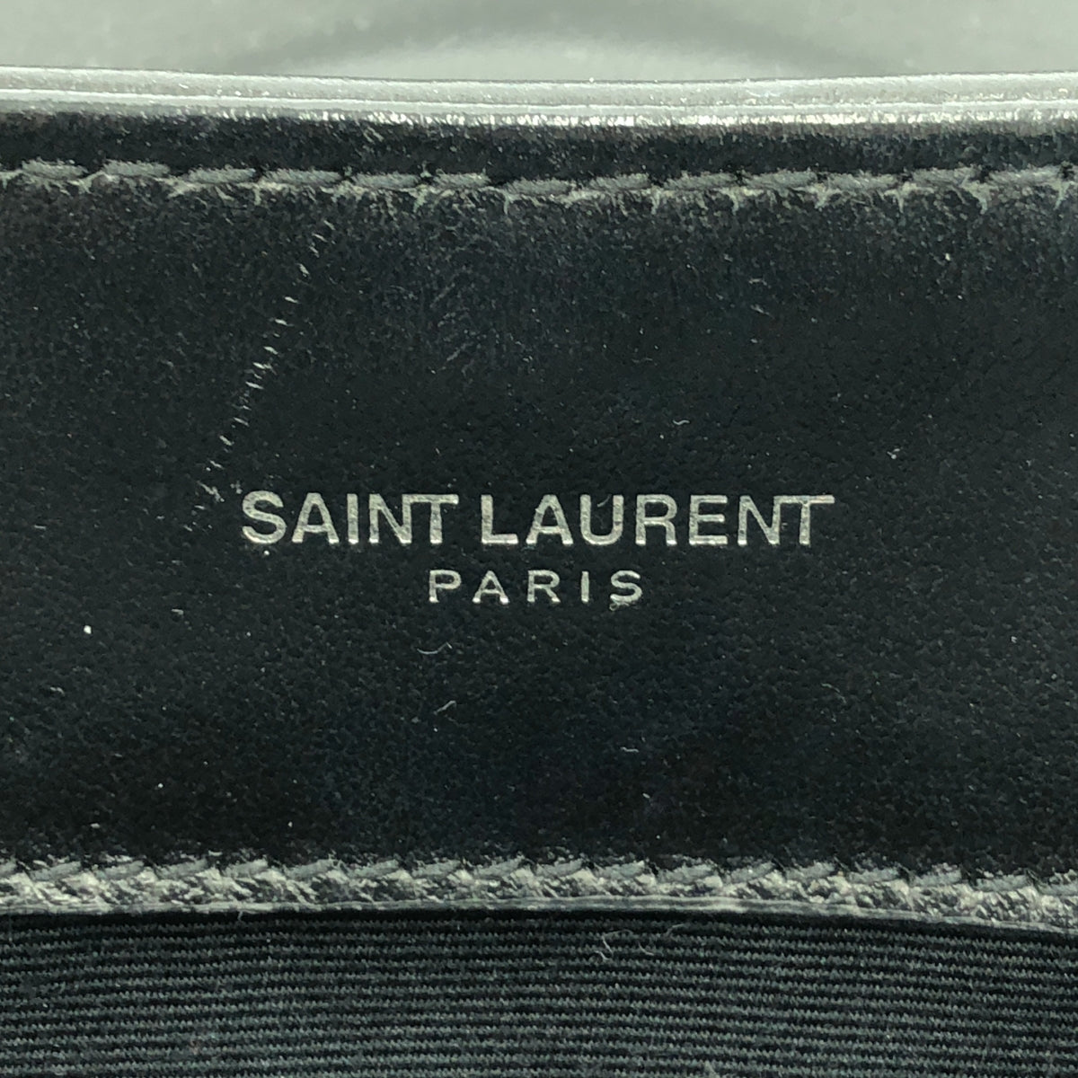 【美品】  SAINT LAURENT PARIS / サンローランパリ | Loulou ルル / スモール スタッズ チェーン ショルダー バッグ | ブラック | レディース