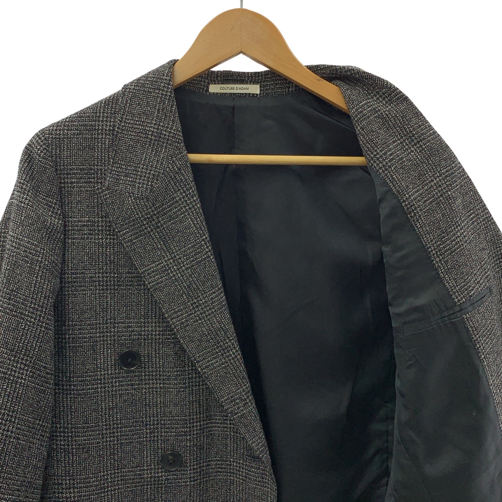 【成色極佳】COUTURE D'ADAM 格紋寬鬆外套 | 尺寸 36 | 黑/白 | 女款