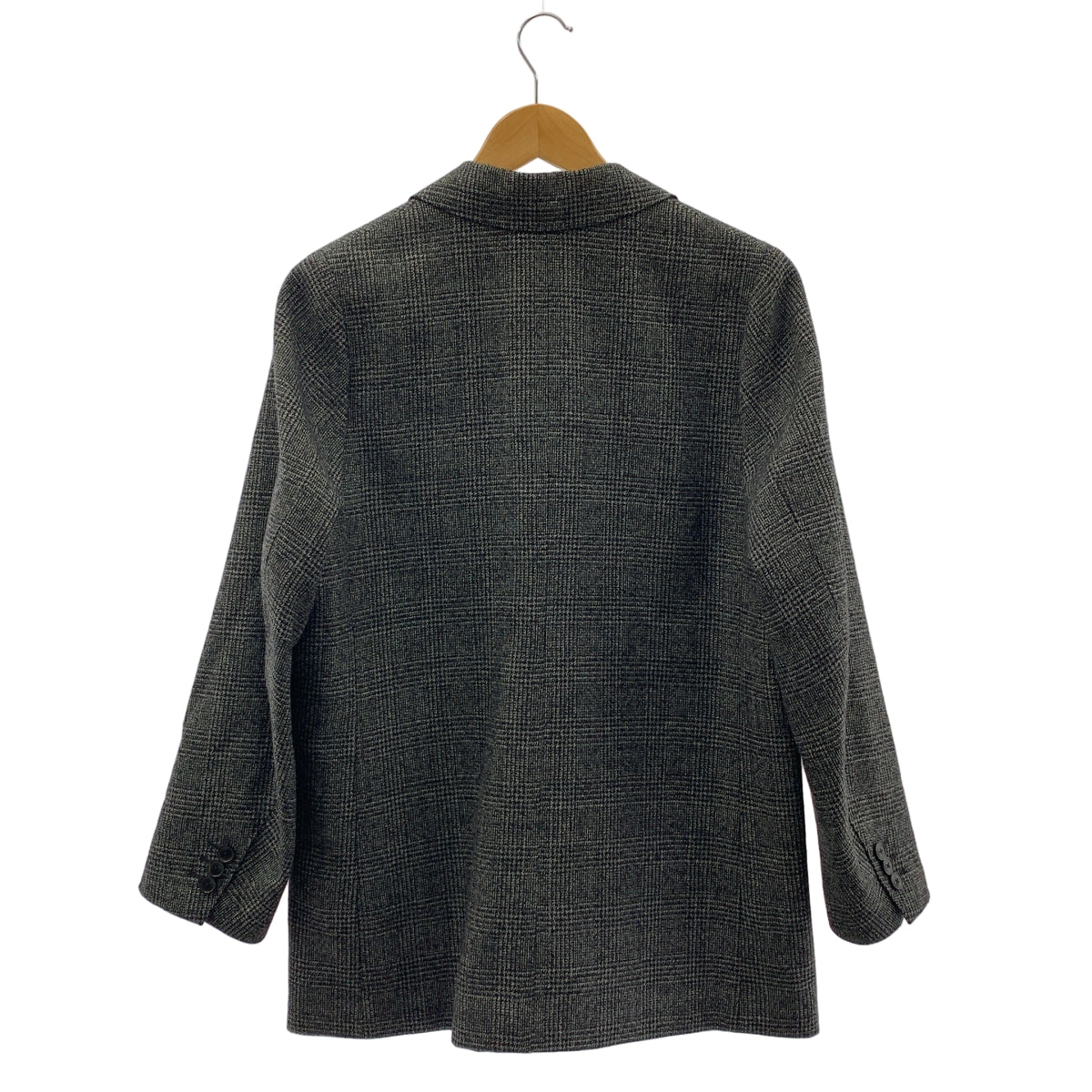 【成色極佳】COUTURE D'ADAM 格紋寬鬆外套 | 尺寸 36 | 黑/白 | 女款
