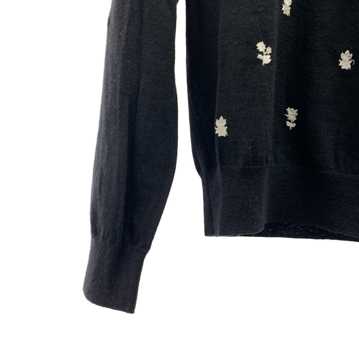 COMME des GARCONS COMME des GARCONS / 콤콤 | 울 엠브로이드 니트 스웨터 | XS |