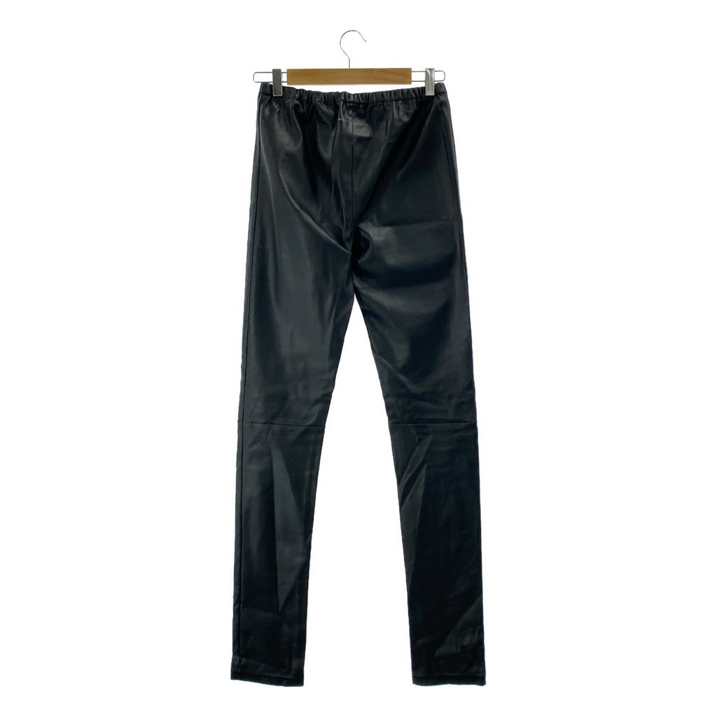 MM6 Maison Margiela / 엠엠 식스 메종 마르젤라 | 2021AW | Fake Leather slim pants 가짜 가죽 바지 | 40 |