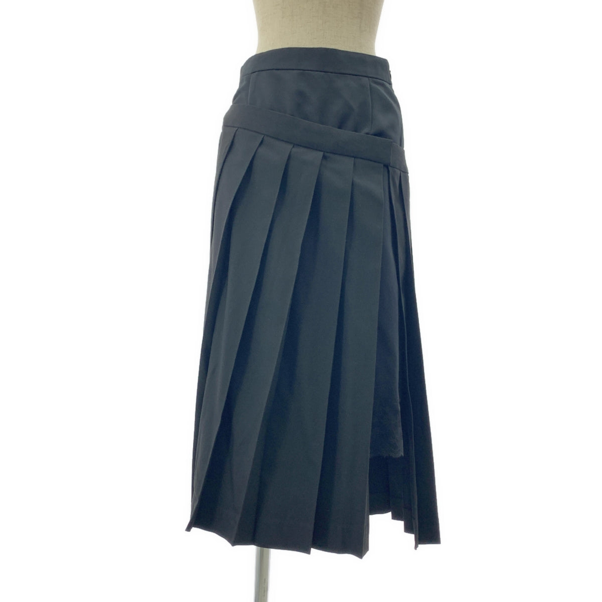 POOLDE / 풀데 | 2024AW | W Skirts 주름 레이어드 스커트 | M | 여성