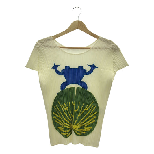 PLEATS PLEASE ISSEY MIYAKE / プリーツプリーズイッセイミヤケ | 2005SS | JARDIN（庭） / Frog カエル プリーツカットソー | 3 | レディース