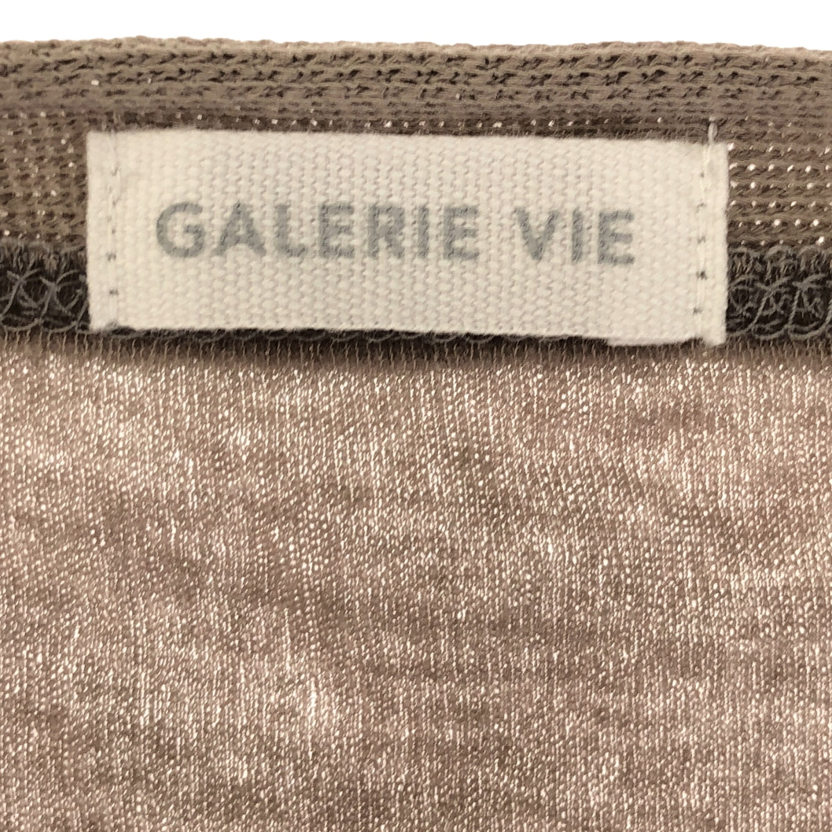 GALERIE VIE / 갤리비 | 거즈 밀링 저지 크루넥 카디건 | F | 회색 | 여성