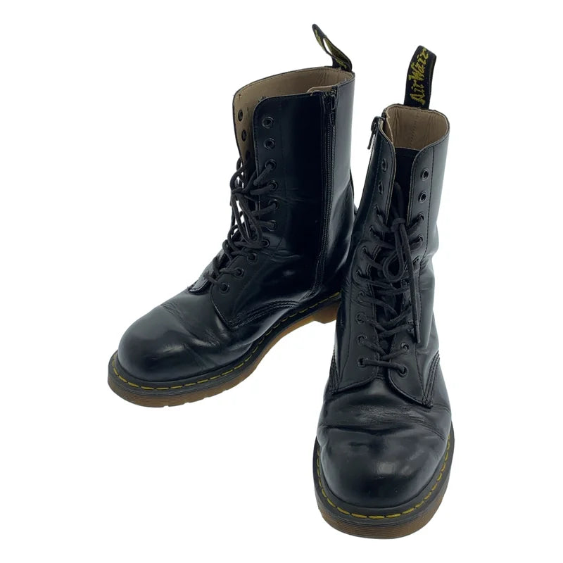 YOHJI YAMAMOTO / ヨウジヤマモト | × Dr.Martens / ドクターマーチン サイドジップ 10ホール ブーツ | UK8 | メンズ