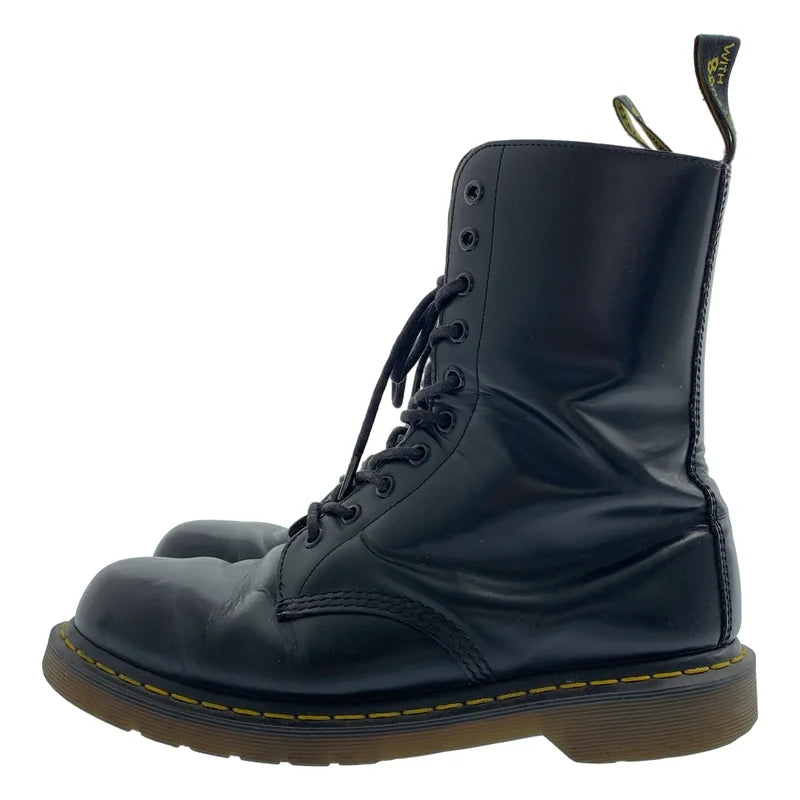 YOHJI YAMAMOTO / ヨウジヤマモト | × Dr.Martens / ドクターマーチン サイドジップ 10ホール ブーツ | UK8 | メンズ