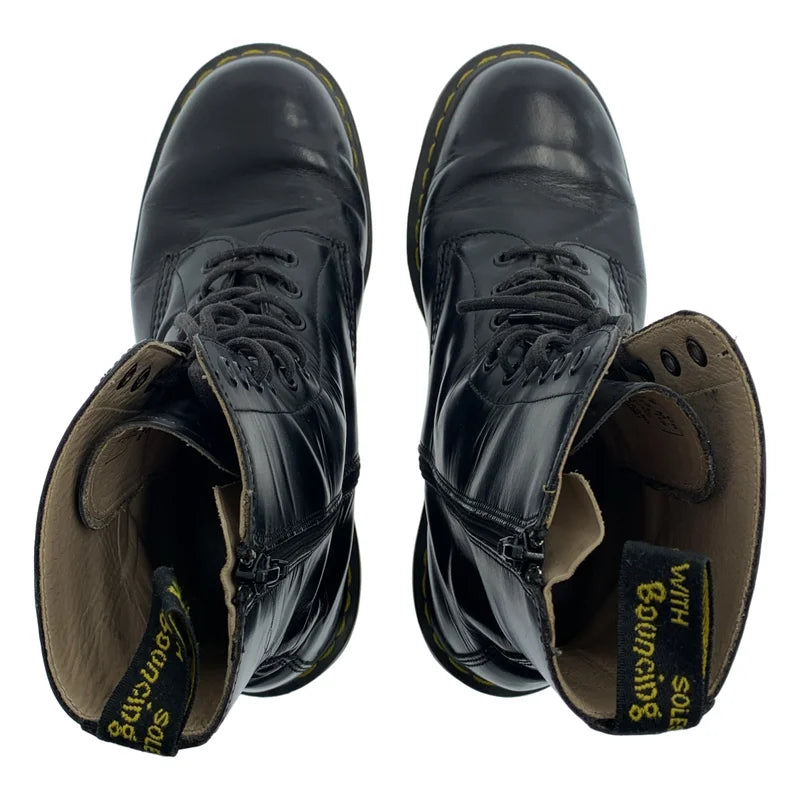 YOHJI YAMAMOTO / ヨウジヤマモト | × Dr.Martens / ドクターマーチン サイドジップ 10ホール ブーツ | UK8 | メンズ