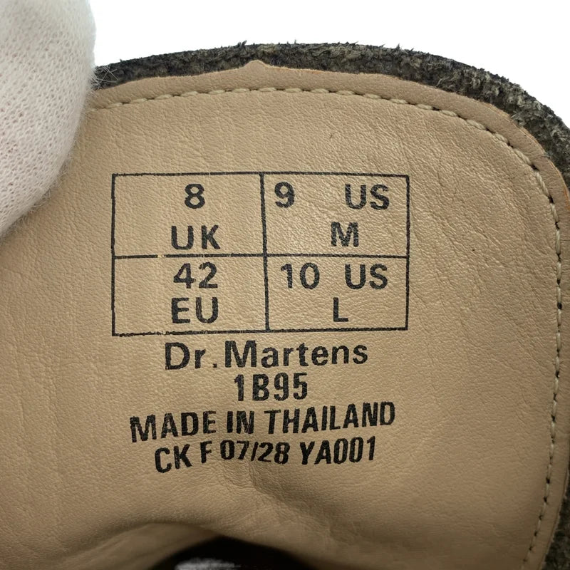 YOHJI YAMAMOTO / ヨウジヤマモト | × Dr.Martens / ドクターマーチン サイドジップ 10ホール ブーツ | UK8 | メンズ