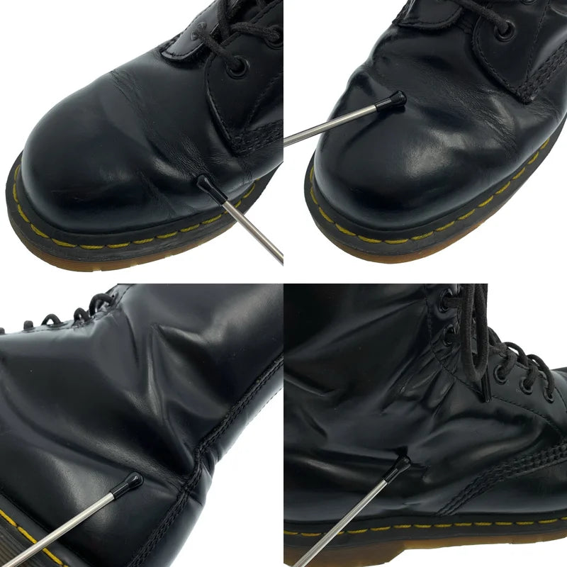 YOHJI YAMAMOTO / ヨウジヤマモト | × Dr.Martens / ドクターマーチン サイドジップ 10ホール ブーツ | UK8 | メンズ