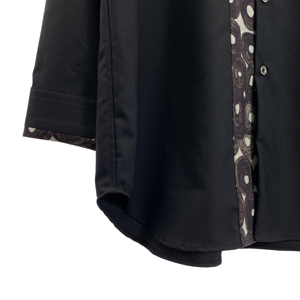 HERALBONY / ヘラルボニー | プリント切替 ロングシャツ | L | メンズ