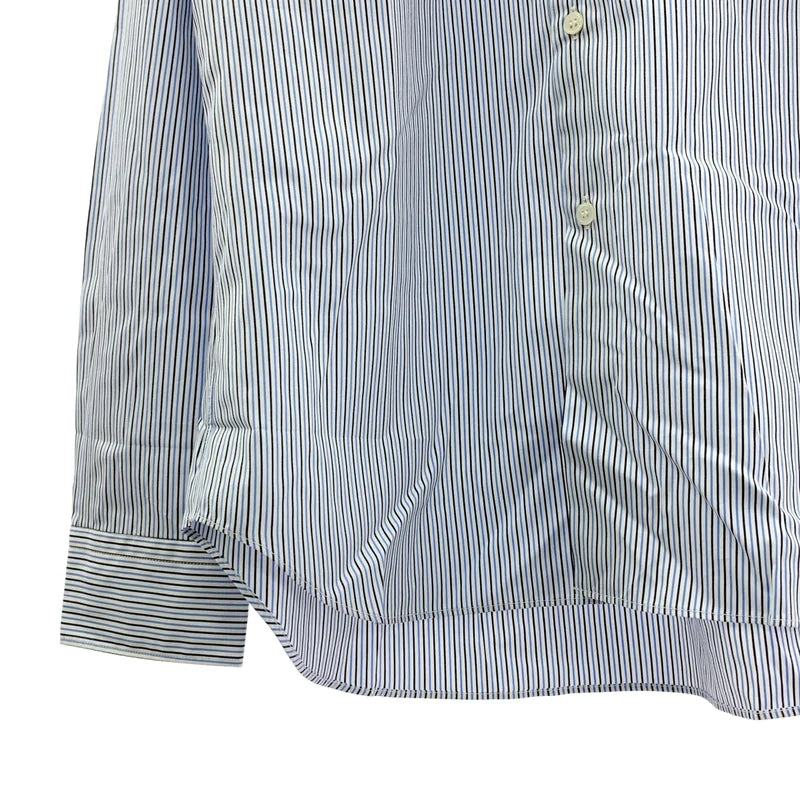COMME des GARCONS HOMME DEUX / 꼼데가르송옴므듀 | 2022SS | 스트라이프 자수 전환 셔츠 | M | 남성
